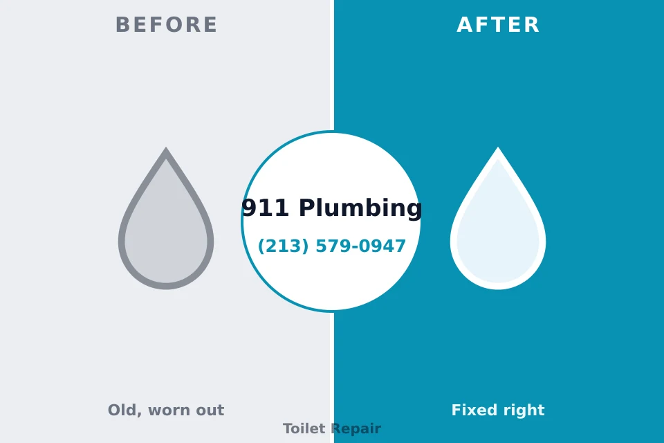 Before and after: plumbing repair St. George Island, FL